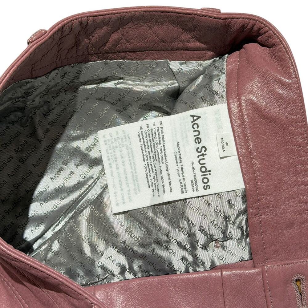 $1,900 Lambskin Patchwork Pant - image 3